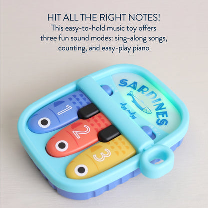 Bitzy Tunes™ Sardines - Light-Up Interactive Piano Toy