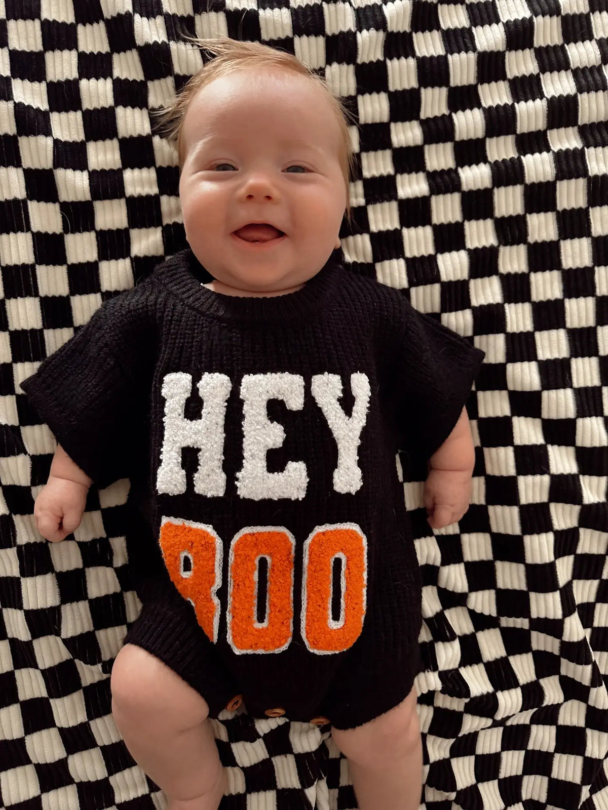 Sweater Romper - Hey Boo