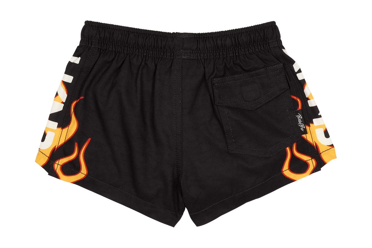Kids Swimsuit Stamped Flames