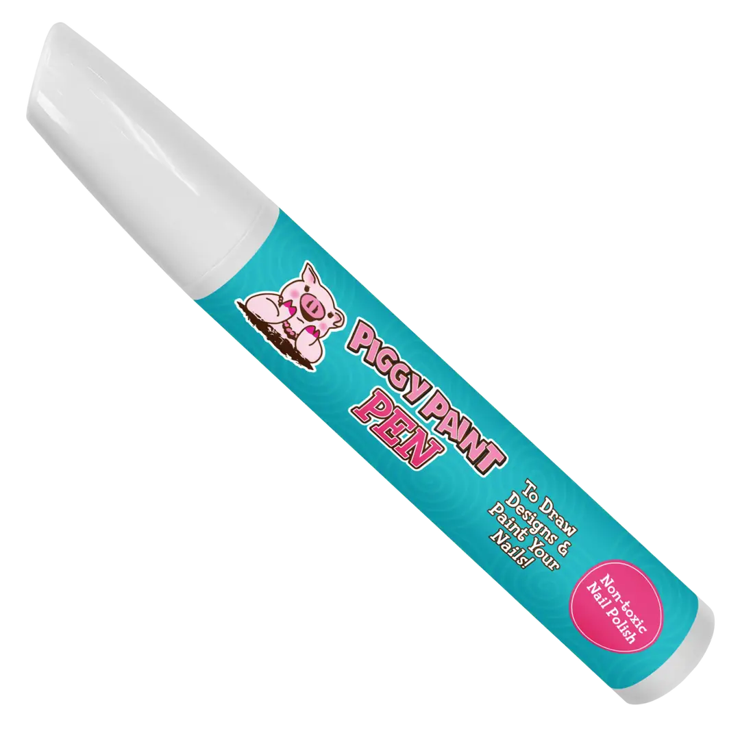 Twirly Teal Piggy Paint Pen - Kids Non-Toxic Nail Polish