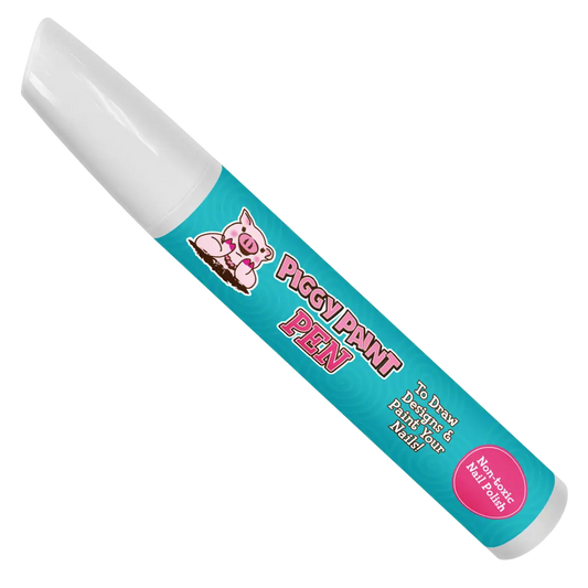 Twirly Teal Piggy Paint Pen - Kids Non-Toxic Nail Polish