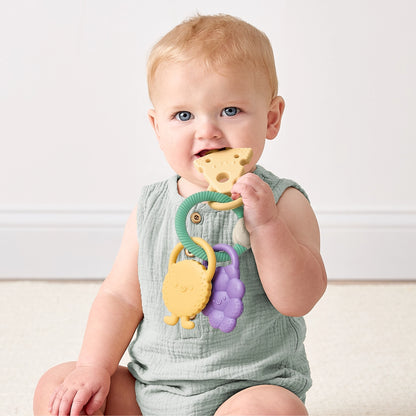 Itzy Trio™ Textured Silicone Teether