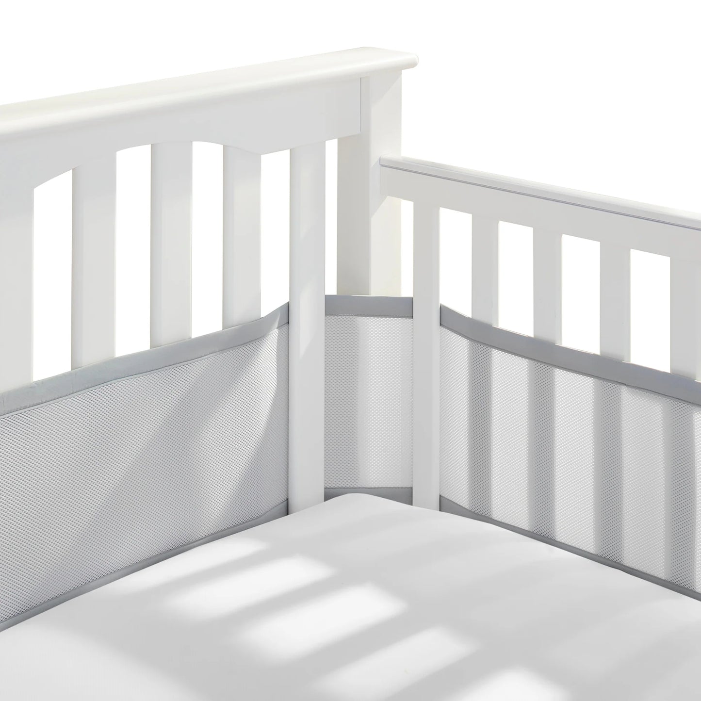 Breathable Mesh Crib Liner for Mini Crib