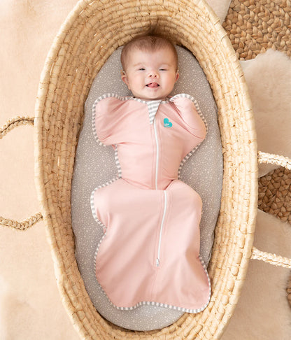 Swaddle Up™ 1.0 Tog Stretch Cotton - Dusty Pink