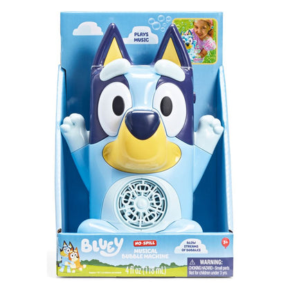Bluey No-Spill Musical Bubble Machine