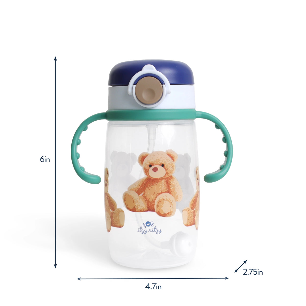 Itzy Sips™ - Straw Cup with Snap-Close Lid