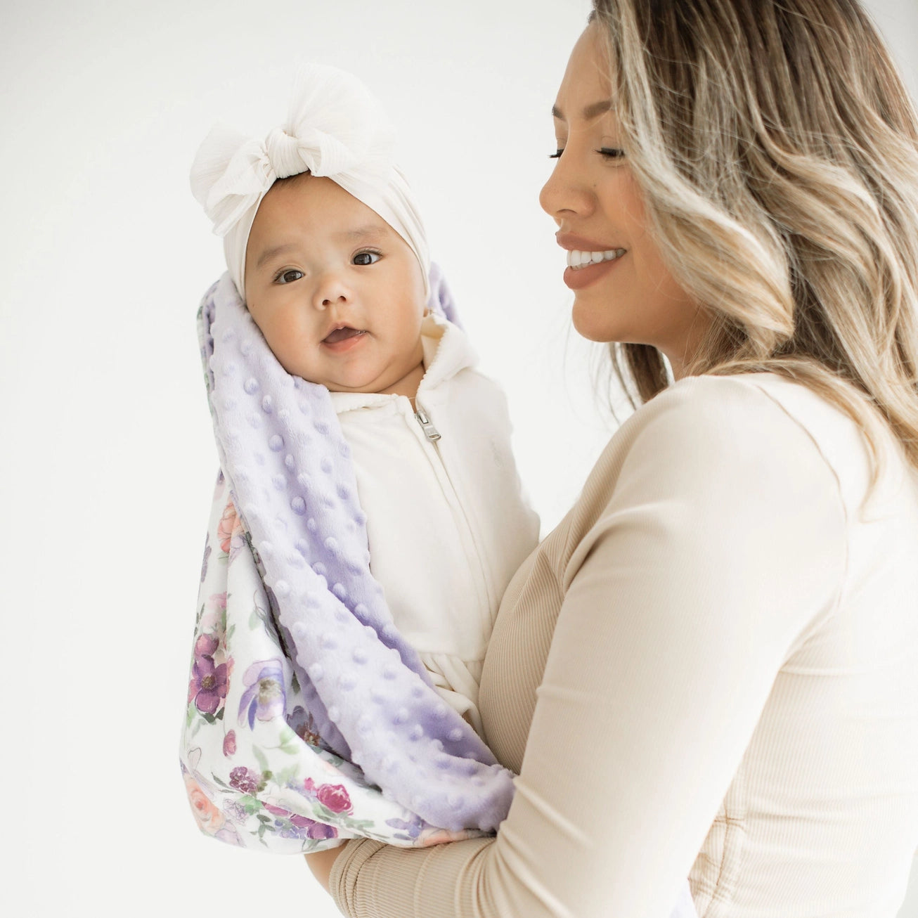 Baby & Toddler Minky Blanket - Dreamy Petals