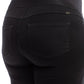 Plus Maternity 28" Butter Skinny w/ Bellyband in Black