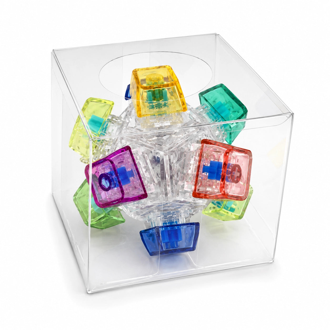 Fidget Button Ball Silicone Sensory Stress Toy