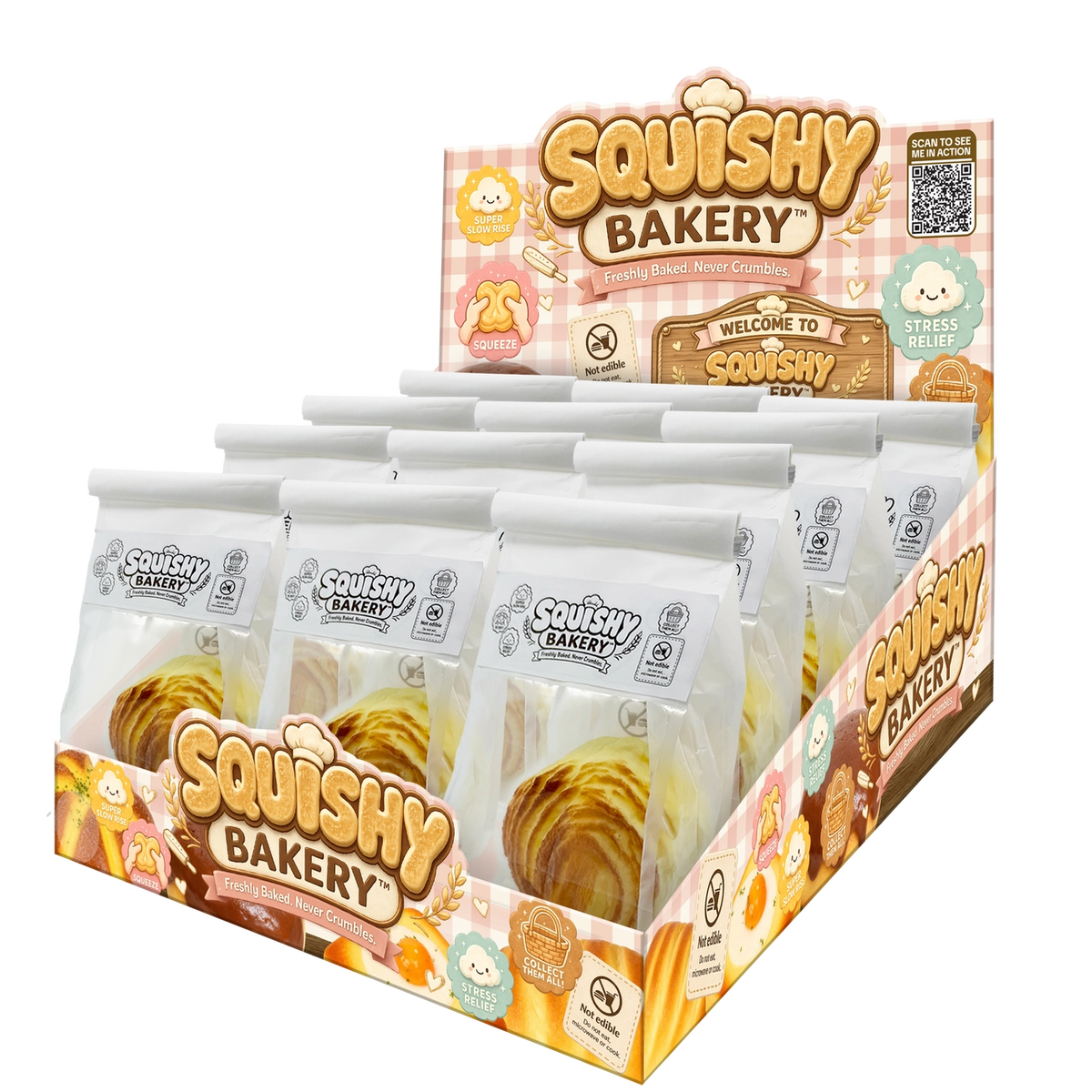 Fun Doh Bakery Slow Rise Squishy Bread