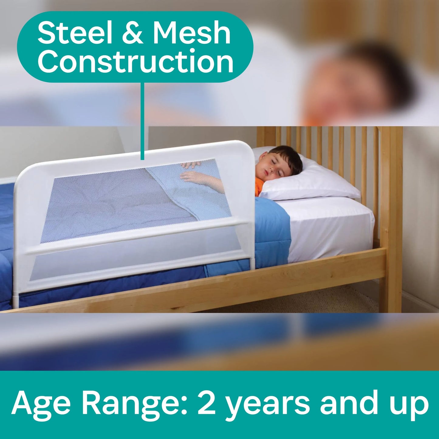 Children’s Mesh Bed Rail Telescopic