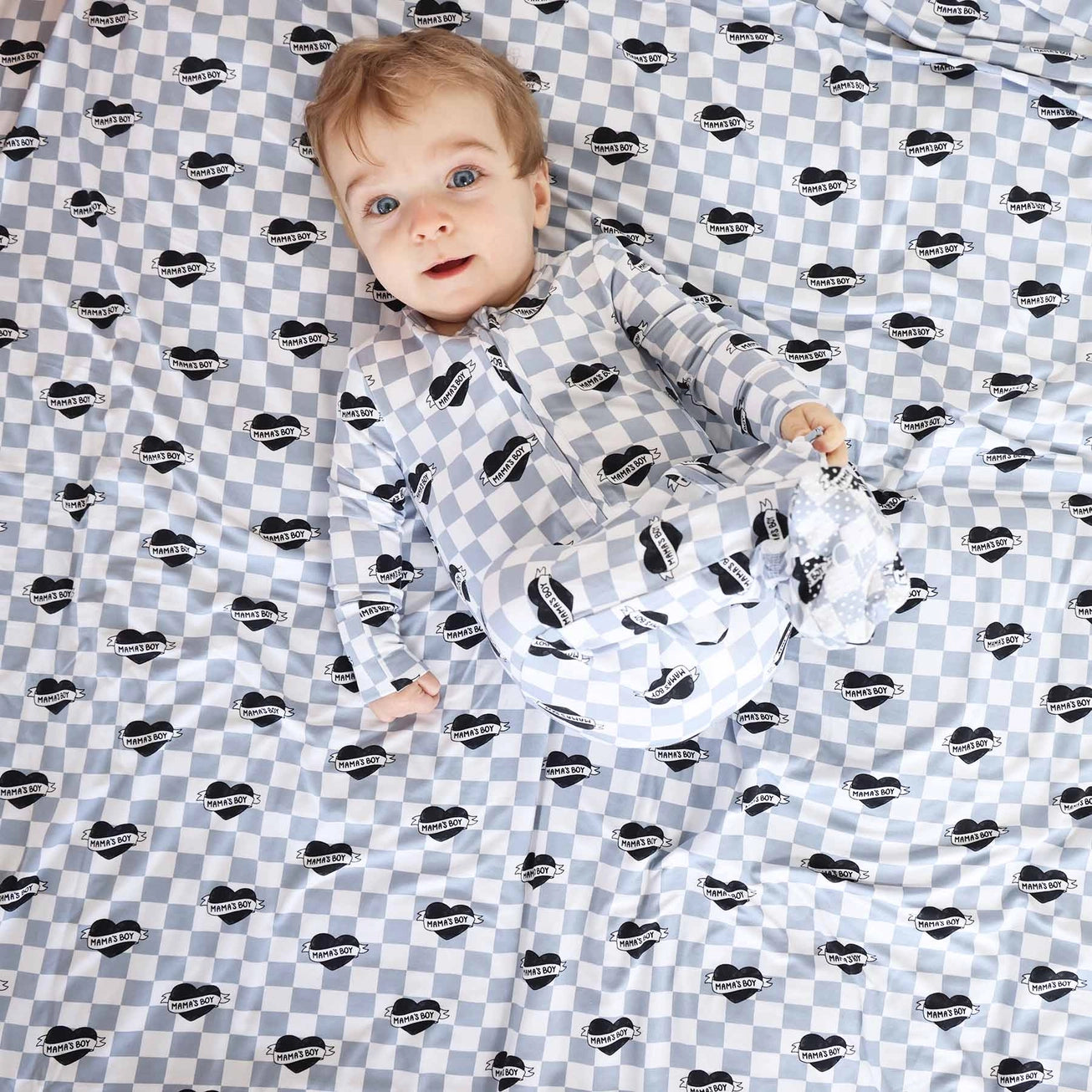 Zipper Footie | Mama's Boy