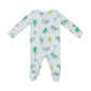 Angel Dear 2 Way Zipper Footie - Pickleball Blue