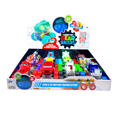 Friction Light Up Toy Car Assortment