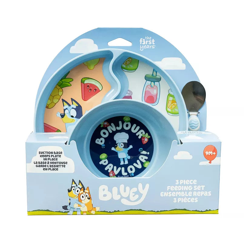 Bluey 3-Piece Baby Feeding Set