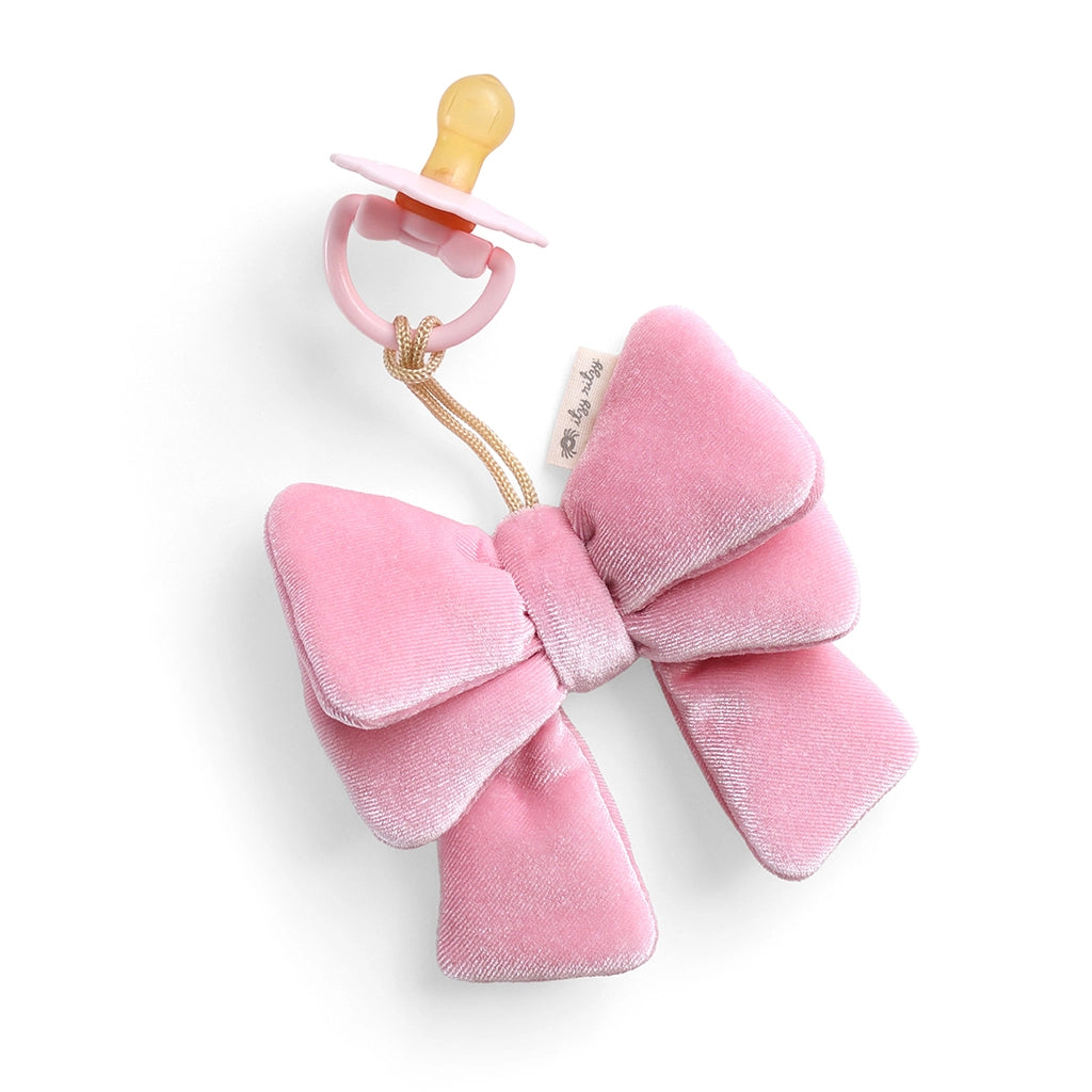 Bitzy Pal Natural Rubber Pacifier & Stuffed Animal