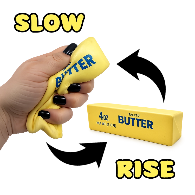 Fun Doh 6" Butter Stick Slow Rise Fidget Toy