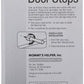 Soft Jamb Door Stops Blister 3PK