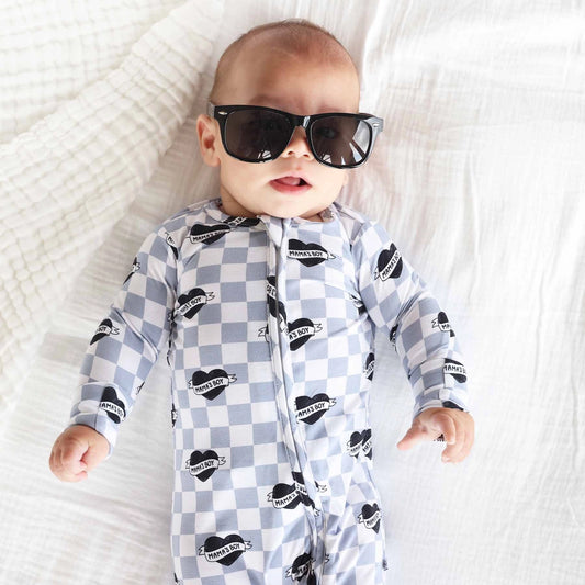 Zipper Footie | Mama's Boy