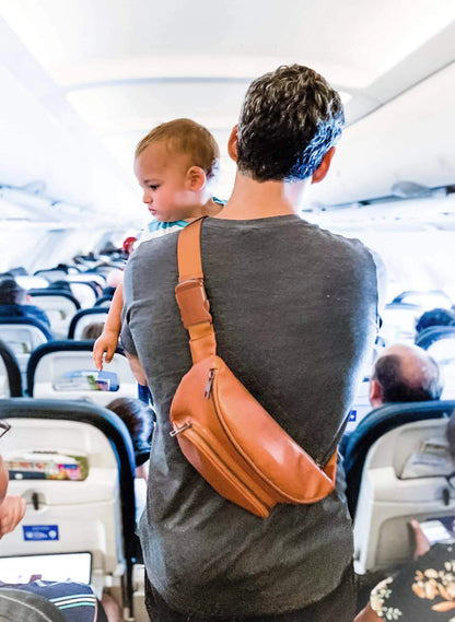 Kibou Vegan Leather Diaper Belt Bag
