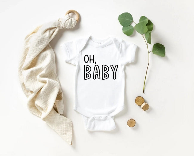 Oh Baby Pregnancy Announcement Onesie