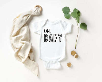 Oh Baby Pregnancy Announcement Onesie