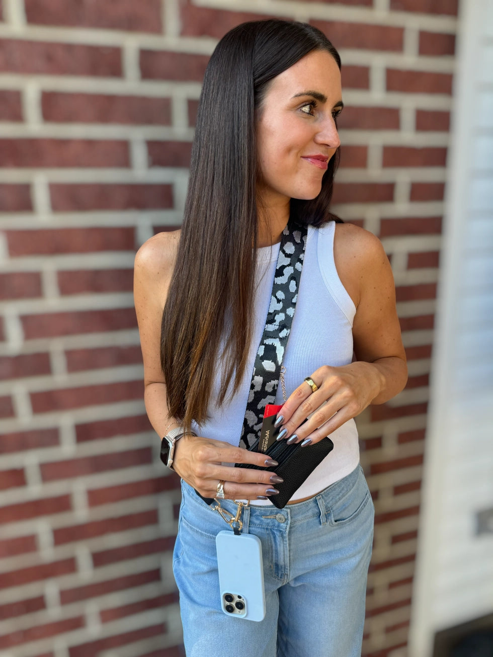 Cell Phone Crossbody - Hot Pink