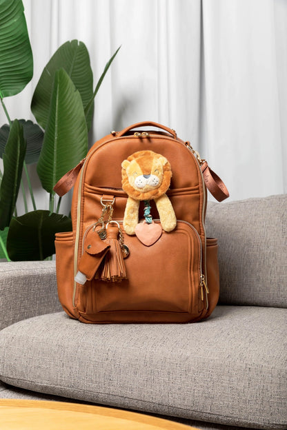 Cognac Boss Plus™ Backpack Diaper Bag