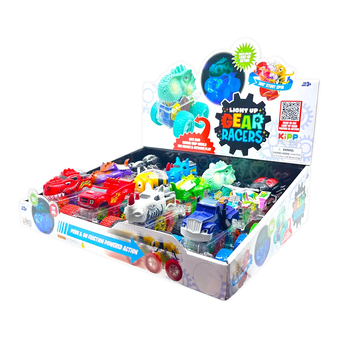 Friction Light Up Toy Car Assortment
