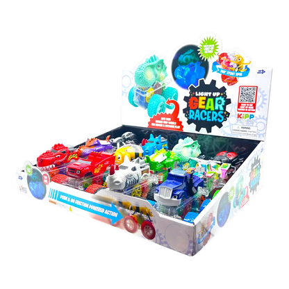 Friction Light Up Toy Car Assortment