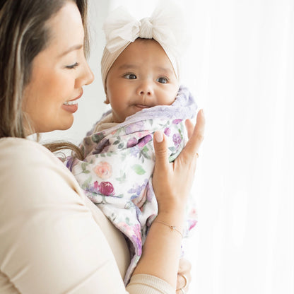 Baby & Toddler Minky Blanket - Dreamy Petals
