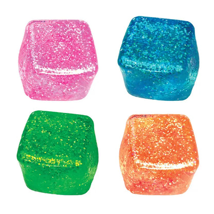 Fun Doh Glow in the Dark Squishy Sparkle Cube