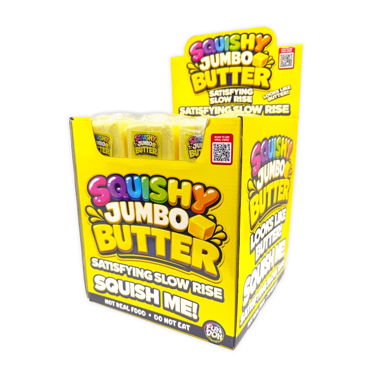 Fun Doh 10" Jumbo Butter Squish Slow Rise Toy