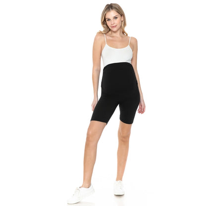 Buttery Soft Print Maternity Shorts