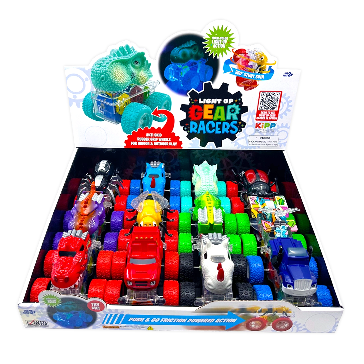 Friction Light Up Toy Car Assortment