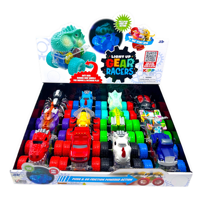 Friction Light Up Toy Car Assortment