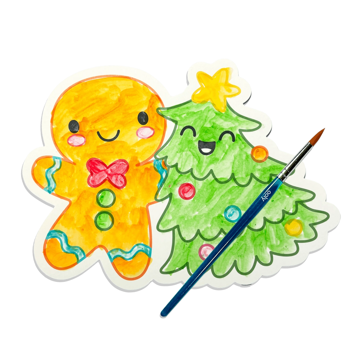 Playful Painters Easy Watercolor Painting Kit - Merry & Bright