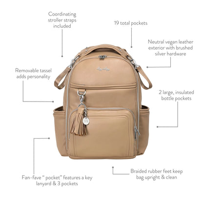Chai Latte Boss Plus™ Large Diaper Bag Backpack