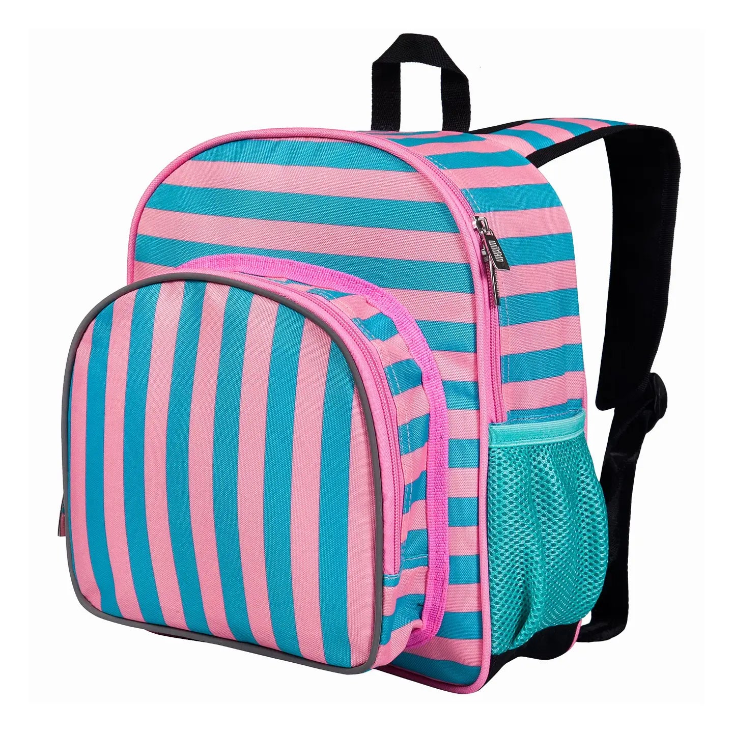 Pink Stripes Backpack - 12 Inch
