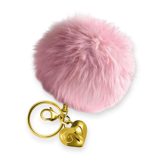 Summer Strawberry Heart of Gold Charm & Poof