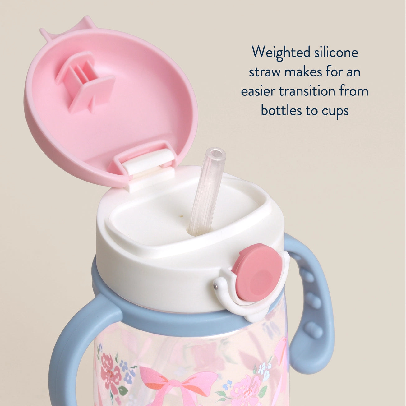 Itzy Sips™ - Straw Cup with Snap-Close Lid