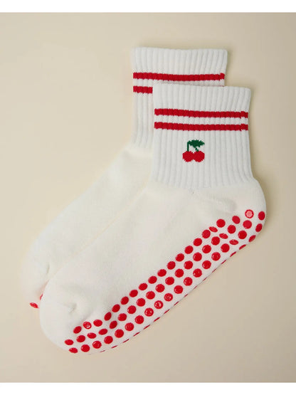 Non-Slip Quarter Crew Socks