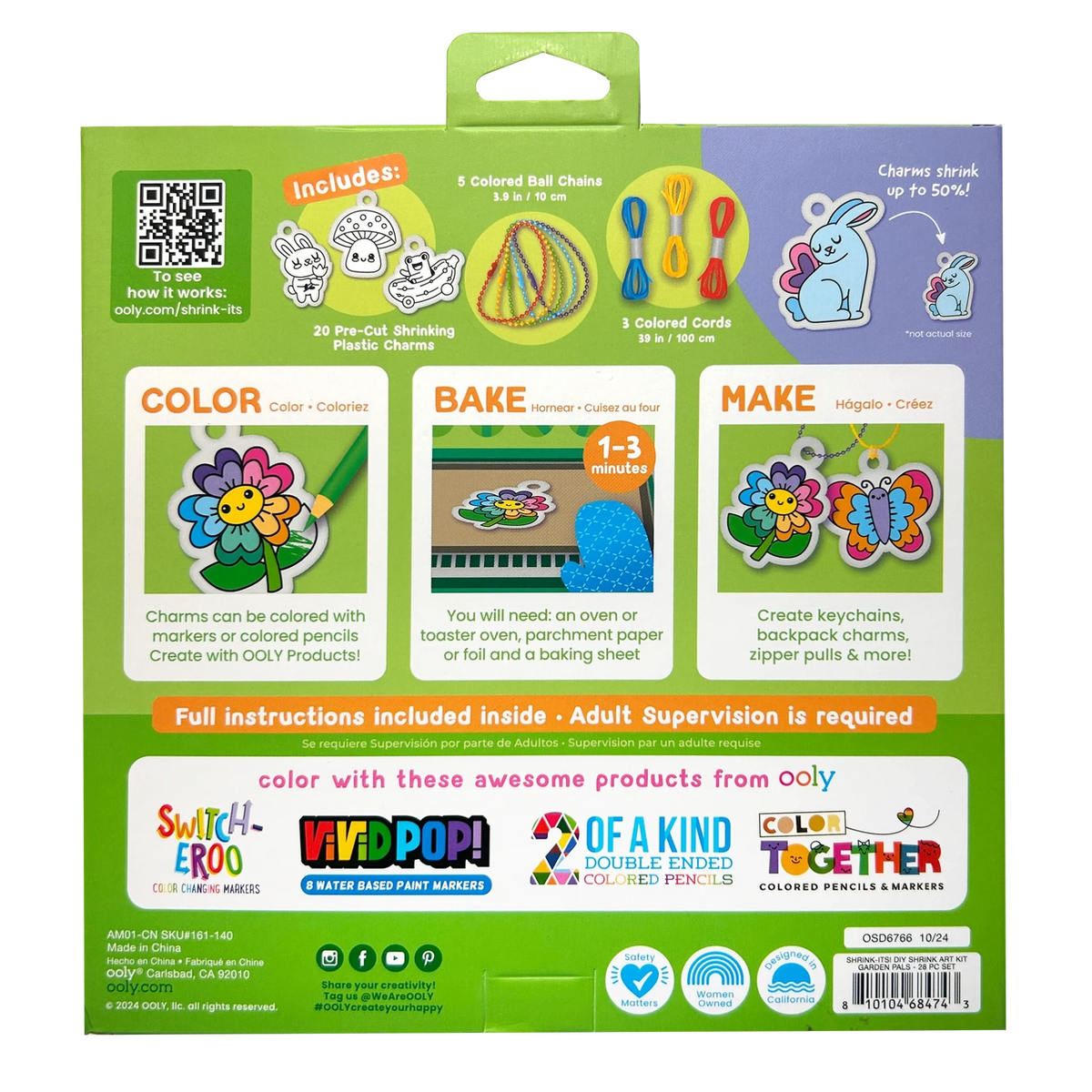 Shrink-Its! Diy Shrink Art Kit - Garden Pals