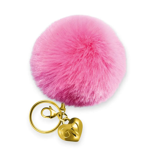 Birthday Cake Heart of Gold Charm & Poof