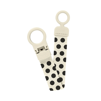 STUDIO Pacifier Clip Loop Polka