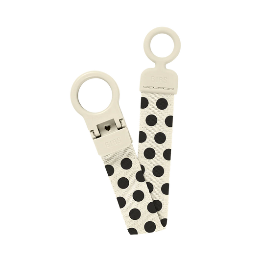 STUDIO Pacifier Clip Loop Polka