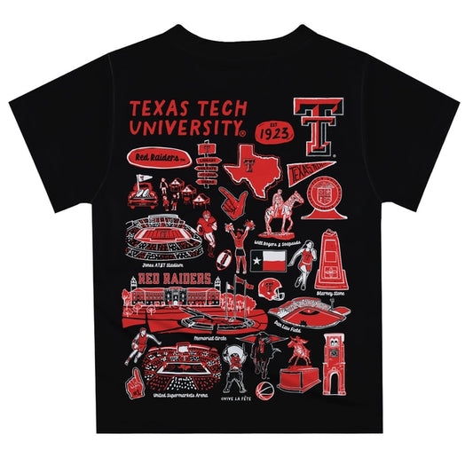Texas Tech Red Raiders Hand Sketched Impressions Boy T-Shirt