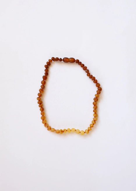 Raw Baltic Amber + Sunflower || Necklace ||