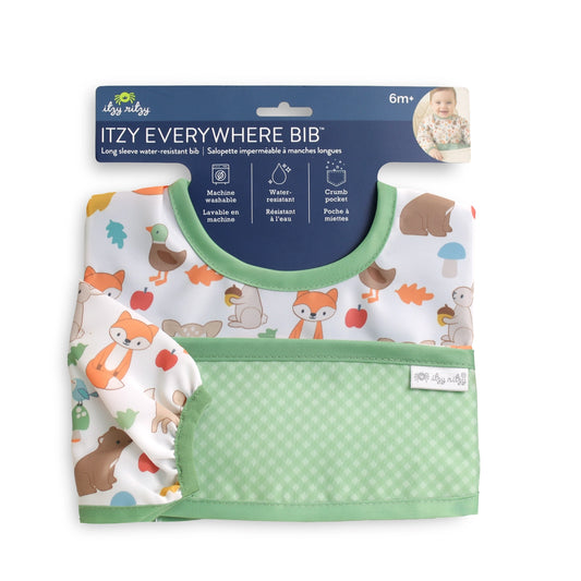 Itzy Everywhere Bib™ - Long Sleeve Water-Resistant Bib