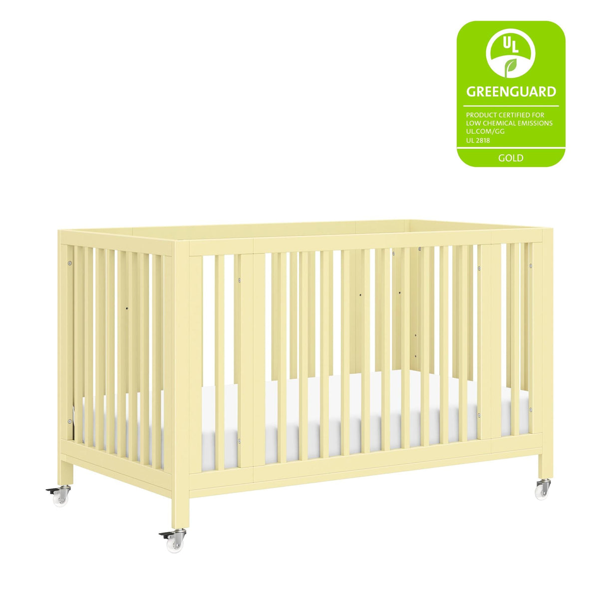 Babyletto Rolli 9-in-1 Convertible All-Stages Crib with Bassinet & Toddler Bed Conversion Kits